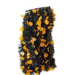 Pumpkins - Black 15 ft. Halloween Garland