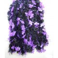 Purple Bats - 15ft. Black Halloween Garland