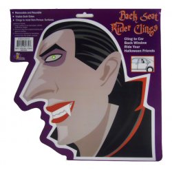 Halloween Dracula Decal - Back Seat Rider Clings