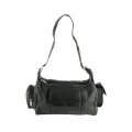 Genuine Black Leather Purse w/ Cell Phone Holder -Model -036