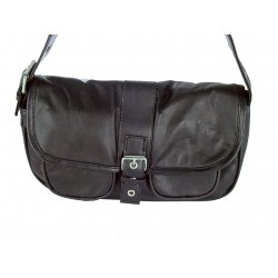 Leather "Mod Style" Handbag - 98138