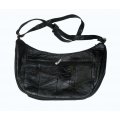 Black Genuine Leather Shoulder Purse