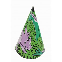 Dinosaur Birthday Party Hats - 8 Cnt.