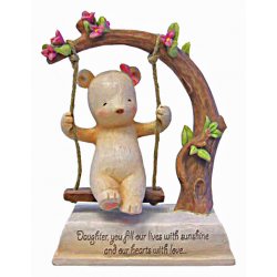 HeartString Teddies - Daughter Musical Figurine