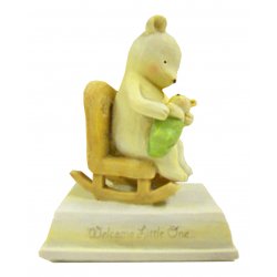 HeartString Teddies - New Baby Musical Figurine