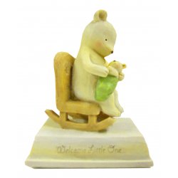 HeartString Teddies - New Baby Musical Figurine