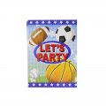 Party Invitations "All Sports" - 8 cnt