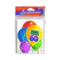 Birthday Party Invitations "Guess Who's 60" - 16 Cnt.