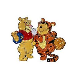 Halloween Lighted Yard Decor - Pooh and Tigger