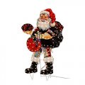 44" Santa Lawn Figure -Cleveland Browns - NFL Lawn Decoration