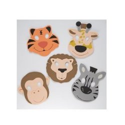 Zoo Animal Masks - 1 dozen