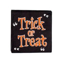 Halloween "Trick or Treat" Napkins (6 1/2" x 6 1/2") - 20 cnt