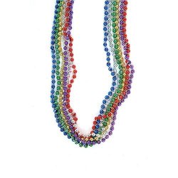 Mardi Gras Party Beads - 12 Pack