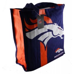 Denver Broncos Reusable Canvas Shopping Bag