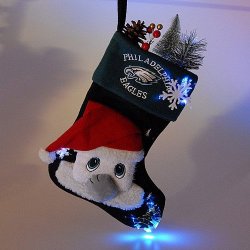 Philadelphia Eagles Stocking - Fiber Optic Mascot Stocking