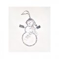 Avon Glistening Snowman Ornaments - 12 Cnt.