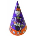 Halloween Party Hats - 8 Count - Dancing Skeleton