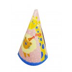 Party Animal 1st Birthday Party Hats - 8 Pack