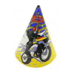 Saban's Masked Rider Party Hats - 8 cnt.