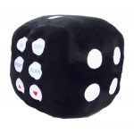 Plush FM Scan Dice Shaped Radio - BLACK