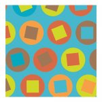 Circles and Squares Disposable Tableware