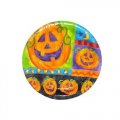 Halloween "Pumpkin Faces" Paper Plates 6 3/4") - 12 cnt