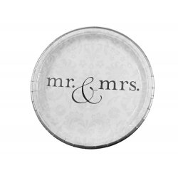 Mr. and Mrs. 10.5" Dinner Plates (8 count)