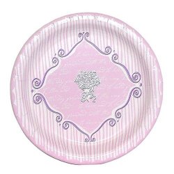 Wedding Paper Plates "Wedding Vows" (8 3/4") - 12 cnt