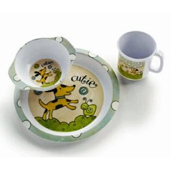 Puppy Dish Set - Baby Dinnerware Set