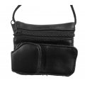 Leather Coin Purse w/ Cell Phone Holder - 1121