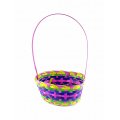 Multicolored Bamboo Easter Basket