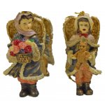 Holiday Angel Ornaments - Set of 12