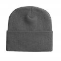 Acrylic Knit Hat - 1 Size Fits All (Gray)
