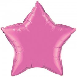 Metallic Rose 18" Star Balloon