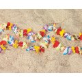 Hawaiian Flower Lei Garland - 9 Feet