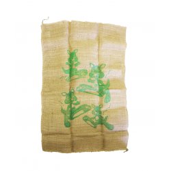 Potatoes Sack Burlap Sack - Green Kangaroo