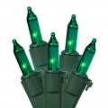 Green Christmas Light String - 100 Green lights - Indoor/Outdoor