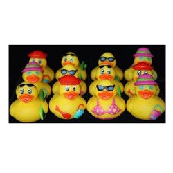 12 Beach Rubber Ducks