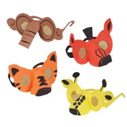 Zoo Animal Foam Sunglasses (1 dz)