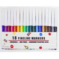 18 Fineline Markers