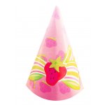 Strawberry Shortcake Birthday Party Hats - 8 pk.