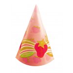 Strawberry Shortcake Birthday Party Hats - 8 pk.