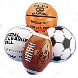 16" Sport Themed Inflatable Beach Balls - 12cnt. (1 Dozen)