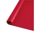 Polyvinyl 40"in x 100'ft Banquet and Picnic Table Rolls - RED