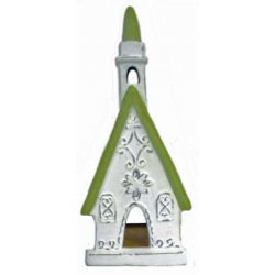 Ceramic Chapel Tea Light Holder