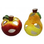 Pear and Apple Tealight Holders