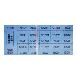 Auction Tickets - 500 Sheets - BLUE