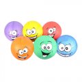 Assorted Smiley Face Playground Balls 6pk