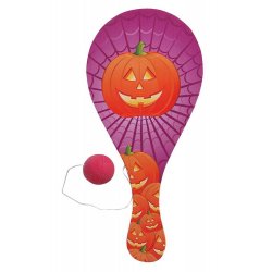 Halloween Pumpkin Paddle Ball