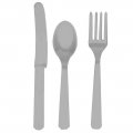 24 Assorted Heavy Duty Plastic Cutlery Set